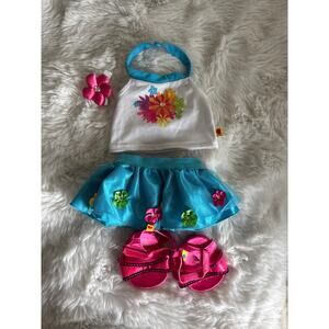 Build a Bear outfit set with shoes and bow